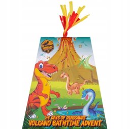 Accentra Kalendarz adwentowy DINOPARK ADVENTURE pudełko w kształcie wulkanu