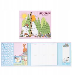 Harry Potter Muminki - Planner tygodniowy A4 z karteczkami samoprzylepnymi