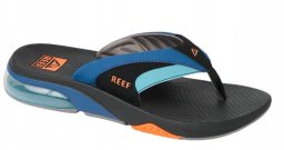 Reef M'S Fanning +, blue/black/orange, 46 (us 13)