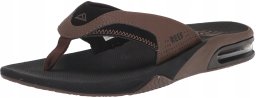 Reef M'S Fanning, black and tan, 40 (us 8)