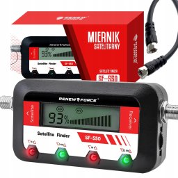 Antena satelitarna Amiko CYFROWY MIERNIK SYGNAŁU SATELITARNEGO SAT FINDER DO ANTENY SATELITARNEJ LCD