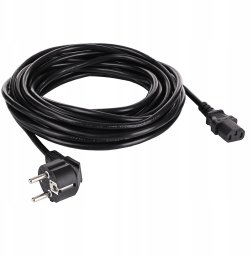 Akyga Kabel zasilający PC CEE 7/7 / IEC C13 AK-PC-08S CU 3x1.5mm 10m
