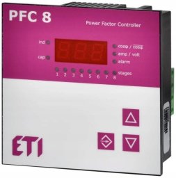 Eti-Polam Regulator wspołczynnika mocy układ symetryczny (pomiar prądu - jednofazowy) PFC 8 RS 004656906