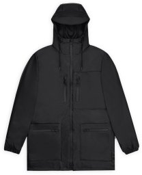 Rains kurtka przeciwdeszczowa Cargo Long Jacket W3 12060 01 czarny S