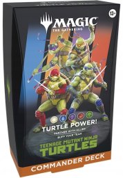 Wizards of the Coast Magic the Gathering: Teenage Mutant Ninja Turtles - Commander Deck - Turtle Power!