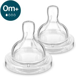 Bibi Swiss Philips AVENT Smoczek antykolkowy do butelki 0m+ 2-pak SCY761/0 39249000