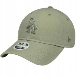 New Era New Era LA Dodgers MLB Linen 9TWENTY Adjustable Cap 60856288 Zielone OSFM