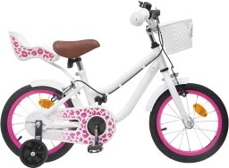 vidaXL vidaXL Rower Dziecięcy 12 Cali dla dzieci w wieku 2-4 lata Biały