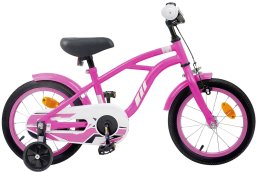 vidaXL vidaXL Rower Dziecięcy 12 Cali dla dzieci w wieku 2-4 lata Ciemny Róż