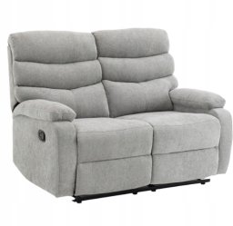 Mebel Elite Sofa rozkładana dwuosobowa fotel VERA DUO szara szenil