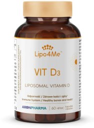 AronPharma Lipo4me vit. d witamina d suplement diety 60 kapsułek