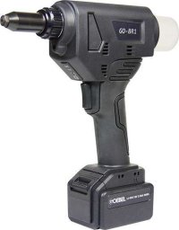 Dewalt Nitownica do n.1-str. zamyk. akum.GO-BR 1 walizce 2Ah 36W 2x aku.i ład.3-5,0mm Goebel
