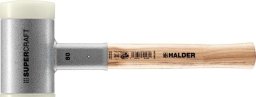 Halder Młotek zmiękkim bijakiem SUPERCRAFT, 80mm nylon Halder