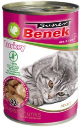 CERTECH Super Benek KOT kąski z indykiem w sosie 415g