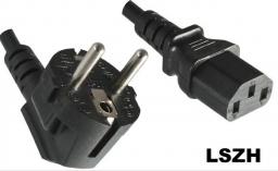 Kabel zasilający MicroConnect CEE 7/7 - C13, 1.8m (PE010418LSZH)