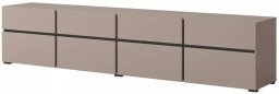 Helvetia Szafka RTV CROSS 4K4S 225cm congo/czarna HELVETIA