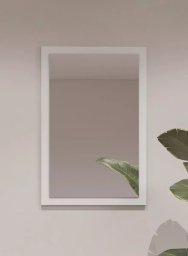 Helvetia Lustro do przedpokoju CROSS 40x60cm białe HELVETIA