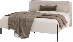 Helvetia Łóżko JUKON 180x200 kaszmirowe z pojemnikiem i tapicerowanym zagłówkiem HELVETIA