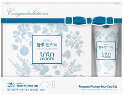 Mediskin Set Tntn Mom's: Blue Belly, Anti-Stretch Marks, Body Cream, Belly, 125 ml + Set, Blue Belly, Anti-Stretch Marks, Local Treatment Patch, Belly, 10 pcs For Women