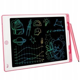 VERGIONIC Renew Force Tablet graficzny Różowy, Znikopis dla Dziewczynki, Tablica dla Dzieci 12"
