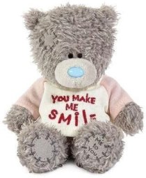 NICI Miś - You Make Me Smile w sweterku 11cm