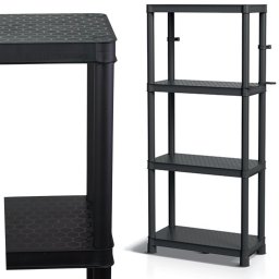Orink Regał magazynowy pojedynczy 4 półkowy 1315x580mm do sklepu. magazynu