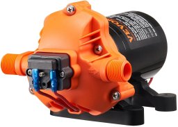AJmaker Pompa membranowa 12V 13L/min 3-komorowa z presostatem - do food trucka