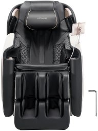 PROFIBED Fotel masujący 3D Zero Gravity SL-track z podgrzewaniem i LCD, relaks