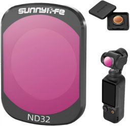 Filtr SunnyLife FILTR SZARY OCHRONNY ND32 DO DJI OSMO POCKET 3 MAGNETYCZNY + ETUI