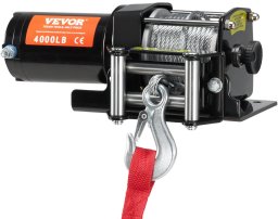 MWB Wyciągarka elektryczna ATV UTV 1814 kg stalowy kabel wodoodporna pilot