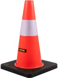 Cavatorta Pachołki drogowe 90 cm PCV 6szt. pomarańczowe odblaskowe z podstawą