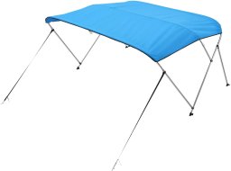 Case4life Bimini top 3 łukowe daszek do łodzi wodoodporny 600D z torbą - osłona UV