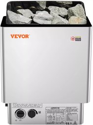 Uniprodo Piec do sauny 8kW elektryczny 400V z timerem stal nierdzewna do SPA