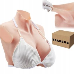 Party Deco Silikonowe sztuczne piersi K cup wysoki dekolt realistyczne cosplay (18208120115)