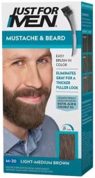 Delia Just For Man Mustache & Beard Żel koloryzujący Do Brody i Wąsów 28g Light Medium Brown (M-30)