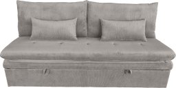 Kontrasto Sofa wypoczynkowa Aster beżowa sztruksowa rozkładana z funkcją spania