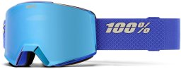 100% 100percent Snow NORG Goggle Tarheel HiPER Blue Mirror