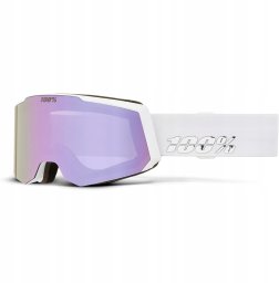 100% 100percent Snow - SNOWCRAFT S Goggle White HiPER Lavender Mir