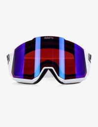 100% 100percent Snow - SNOWCRAFT XL Goggle White HiPER Violet Mirror