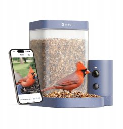 Skrzynkazdrewna Birdfy Feeder Rookie - karmnik dla ptaków z kamerą