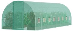 Freund Victoria Tunel foliowy 8,3x2,9x2,3 m stal PE szklarnia z drzwiami i oknami