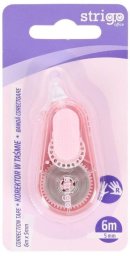Strigo Korektor w taśmie 5mmx6m różowy STRIGO