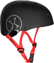 Kiddimoto Kask Nils Extreme MTW001 Czarny Lekki Ochronny