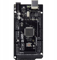 ExtraLink Joy-iT Mega2560R3 Arduino Compatible Board – ATmega2560 – 54 Digital I/O – 16 Analog I/O – 101.52 x 53.3 mm