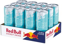 Red Bull Energy drink, Ice edition, 12 szt w kartonie, cena za 1 szt, Red Bull vanilla & iced berry