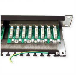 Apranet VALUE Cat.5e Patch Panel 24 Ports, STP, black