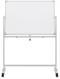 OfficeProducts Tablica mobilna suchoś. -magn. OFFICE PRODUCTS, dwustronna, lakierowana, rama aluminiowa, 110x75cm, biała