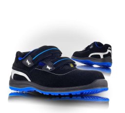 VM Footwear Sandały ochronne VM FOOTWEAR Parma 2195-S1P ESD, rozm. 45, czarno-niebieskie