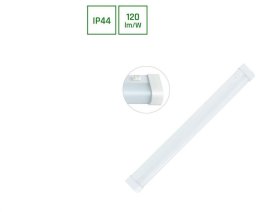 Naświetlacz SpectrumLED AQUATICA 15W CW 230V 150st IP44 596x46x63 BIAŁY okrągła końcówka, włącznik