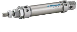 Pneumat System Siłownik pneumatyczny okrągły z jednostronnym tłoczyskiem. Średnica tłoka 16 mm skok 200mm ISO6432 D16x200, ANM016.0200